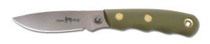 Knives of Alaska Alpha Wolf D2 Knife, G-10 OD Handle, Olive Drab, 00330FG