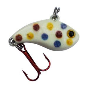 Kenders Outdoors K-Rip Fry Mini Vibe Bait, Wonderbread Glow, 3/4in, 819-5