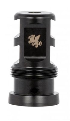 GRIFFIN ARMAMENT TMPB22C1228 Paladin Taper Mount 2 Port Brake .22 Cal Melonite QPQ 17-4 Stainless Steel 791154083659