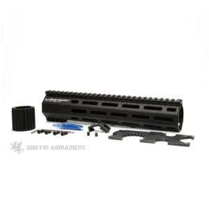 Griffin Armament SR-Rigid M-Lok Rail, 10.5in, Black, Large, LPRSR105 LPRSR105