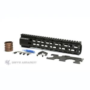 Griffin Armament Low Pro Rigid M-Lok Rail, 10.5in, Black, Large, LPR105 791154085462
