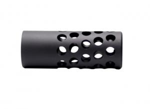 Anarchy Outdoors Full Port Titanium Muzzle Brake, 22 cal, Black, MB01-22-CK1