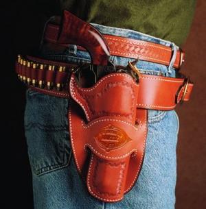DeSantis Desperado Holster - Right, Tan 088TC54Z0 - COLT SAA 4 3/4in. 792695204367