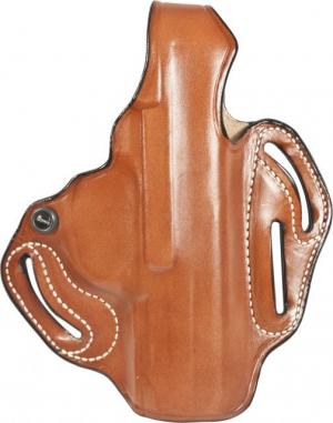 DeSantis Thumb Break Scabbard Holster - Left, Tan, Unlined, Plain, 3 Slot 001TB82Z0 - FITS S&W 469, 669, 69-04, 69-06 39-13, 39-14, 69-24, 69-26, 69-29, 39-13TSW