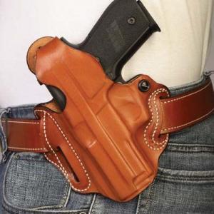 DeSantis Thumb Break Scabbard Holster - Left, Tan, Lined, Plain, 3 Slot 001TD82Z0 - FITS S&W 469, 669, 69-04, 69-06 39-13, 39-14, 69-24, 69-26, 69-29, 39-13TSW