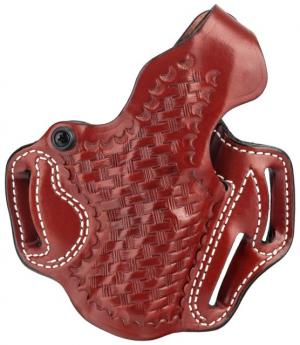 DeSantis Thumb Break Scabbard Holster - Right, Tan, Unlined, Basketweave, 3 Slot 001TE82Z0 - FITS S&W 69-06, 69-04, 69-24, 69-26, 69-29, 469, 669, 39-13, 39-14, 39-13TSW