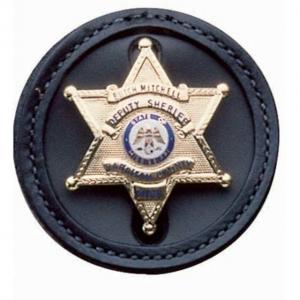 DeSantis Black - Plain - Sheriffs Star Badge Holder U22BZG7Z0