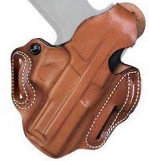 DeSantis Thumb Break Scabbard Holster - Right, Tan, Unlined, Plain, 3 Slot 001TA21Z0 - FITS SPRINGFIELD 1911-A1 5in. 001TA21Z0