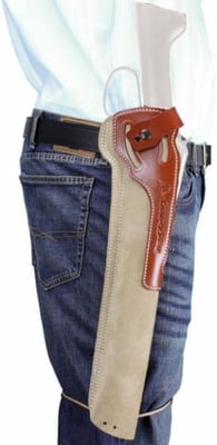 DeSantis Ranchero Ambidextrous Western Rig, Fits Mare's Legs Rifles From Henry, Rossi, Winchester and Others, Ambidextrous, Plain, Natural, 183NJG2Z0
