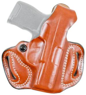 DeSantis Thumb Break Mini Slide Leather Belt Holster Springfield Hellcat/Hellcat OSP w/ Streamlight TLR-6, Left, Tan, 085TB7UZ0 792695369820