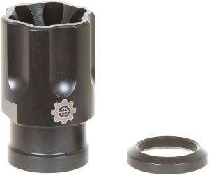Next Level Armament Linear Compensator, 9mm, 1/2x28, 1.5in, Black, NLX406 793585908983