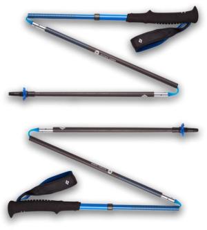 Black Diamond Distance Carbon Z Trekking Poles, Ultra Blue, 115 cm, BD11253540311151