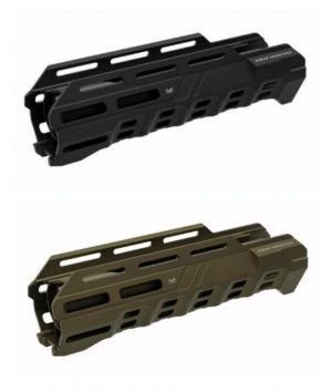 Strike Industries Valor of Action 10 M-Lok Handguard for Remington 870, 12ga, 6061 Aluminum, Black, One Size, 793811763188 793811763188