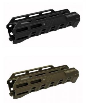 Strike Industries Valor of Action 10 M-Lok Handguard for Mossberg 500, 12ga, 6061 Aluminum, FDE, One Size, 793811763225