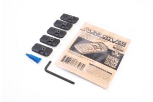 Strike Industries Rail Cover w/LINK system for MLok & KeyMod Handguards, 5 Pieces, FDE, SI-LINK-COVER-FDE SILINKCOVERFDE