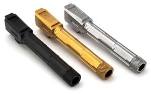 Strike Industries 4.46in Threaded Barrel for Glock 19, 1-10 Twist Rate, 1/2x28 TPI, Stainless Steel, One Size, SI-G-THDBARREL-19-SS 793811765748