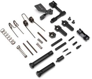 Strike Industries AR-10 Enhanced Lower Receiver Parts Less Trigger, Hammer and Disconnector, Black, SI-AR10-E-LRPLT 793811765953