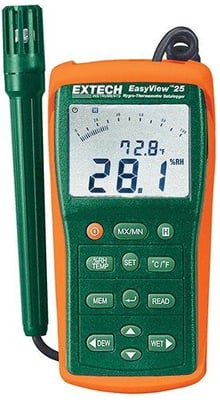 Extech Instruments Easy View Hygro-Thermometer Datalogger, EA25 793950411254