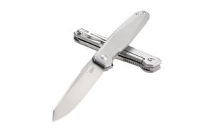 CRKT FACET SILVER 3.37" PLAIN EDGE K230XXP