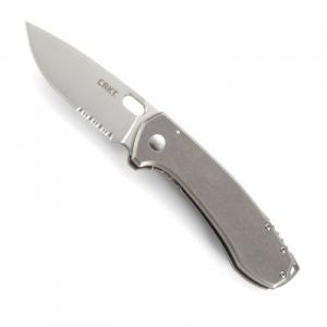Columbia River Knife Tool 5446 Amicus Serrated Stainless Steel Stonewash