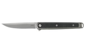 CRKT SEIS BLACK 3.32" PLAIN EDGE 
