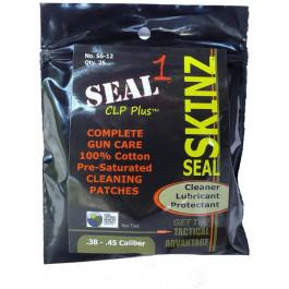 CLP Plus Seal Skinz Cleaning Patches .38 - .45 25 Pack SS-12