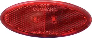 Fasteners Unlimited 003-52R Clearance Elliptical LED Light, 003-52R
