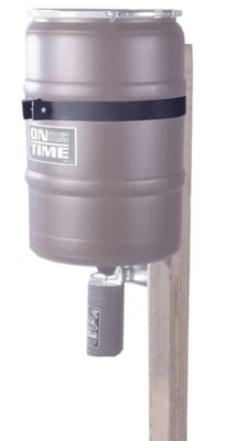 On Time Wildlife Feeders Dock-post Mount, Black, 00703 797539007036