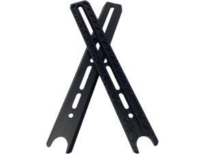 Salmon River Solutions Arca Rail Full Length M-LOK and 10-32 Attachments Aluminum Black - 244959