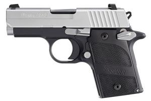 SIG SAUER P938 Two-Tone Aluminum 9mm Centerfire Pistol with Ambi Safety 798681443543