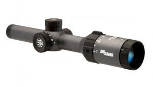 Sig Sauer Whiskey5 1-5x20mm Riflescope, 1in, QuadPlex Reticle, Graphite, SOW51003 798681523771