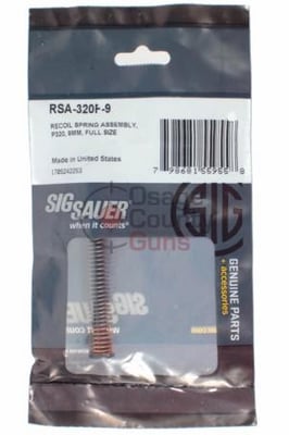 Sig Sauer P320 Fullsize 9mm Recoil Spring Assembly RSA-320F-9