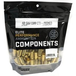 Sig Sauer Primed Component 40 Smith & Wesson 100rd Brass 798681569809