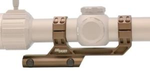 SIG SAUER ALPHA-MSR Scope Mounts, 34mm, 1.535in Height, Coyote, SOA20017 798681676927