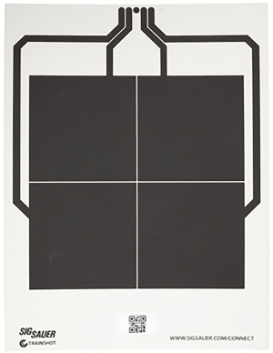 SIG SAUER T300 STC 4 SQUARE REPLACEMENT TARGET 18"X24" (5 PACK)