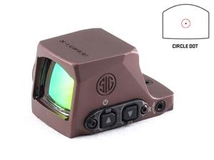 SIG SAUER Romeo-X Reflex Sight Compact Circle Dot FDE 