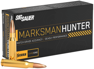 Sig Sauer Marksman Hunter 243 Winchester Ammo 85 Grain Sierra GameKing Jacketed Hollow Point Box of 20 