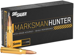 Sig Sauer E65CMGK13020 Marksman Hunter 6.5Creedmoor 130gr 20 Rounds