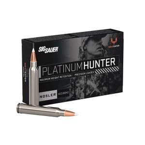 Sig Sauer Platinum Hunter 7mm Remington Magnum Ammo 160 Grain Nosler AccuBond Case of 200 (10 Boxes of 20) - Free Shipping - brass case - MPN E7RMPH160-20 ( UPC - 798681704439) 