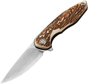 Bestech Knives Bambi Linerlock Stag BTKL08H