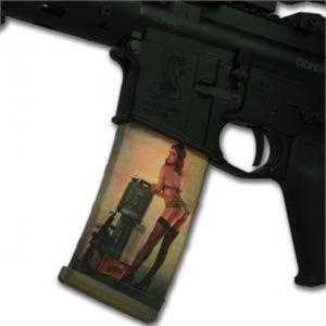 US Night Vision Mag Wraps AR Rifle 30-Shot Magazine Hot Shots Calendar 2013, Kelly November 021003