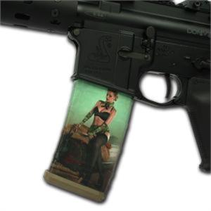US Night Vision Mag Wraps AR Rifle 30-Shot Magazine Hot Shots Calendar 2013, Emily May 021006