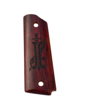 Ed Brown Products Grip Bushing, 1911, Smooth, JC Logo, Cocobolo, 45-JC