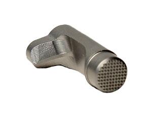 Ed Brown 1911 Checkered Magazine Catch Stainless 855