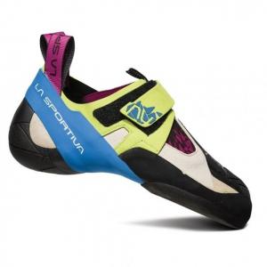 La Sportiva Skwama Climbing Shoes - Women's, Applegreen/Cobalt Blue, 37.5, 20I-705613-37.5