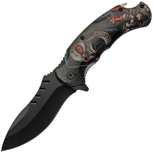 China Made 300507 Skull Linerlock