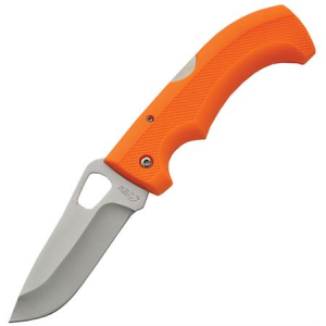 China Made Knives 211211 Orange Lockback Folding Pocket Knife