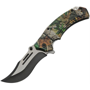 China Made 300481 Camo Linerlock assisted opening
