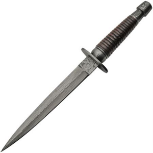 Damascus 1262WD Commando Dagger Wood