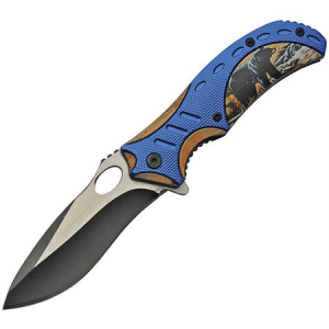 China Made 300490BE Bear Linerlock assisted opening